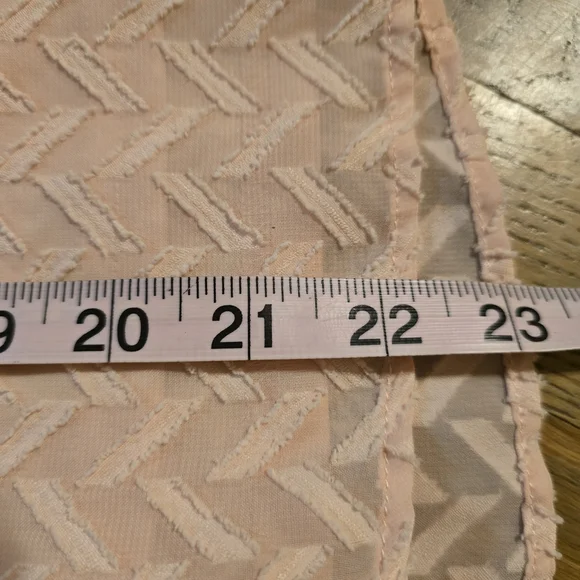 Cato Light‎ Coral Chevron Blouse - Picture 5 of 6